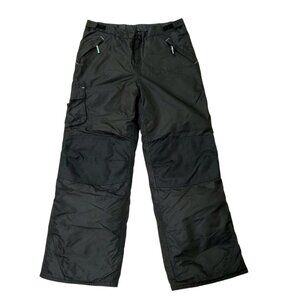 Champion Snow Cargo Pants Youth XL 14/16 Black Insulated Outdoor Snowboarding